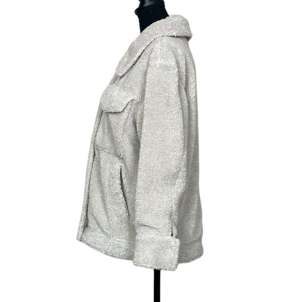 Something Navy Teddy Jacket - Picture 3 of 10